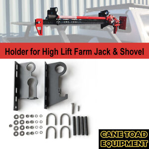 High Lift Farm Jack & Shovel Holder Mount Roof Rack 4×4 4WD Offroad Universal AU