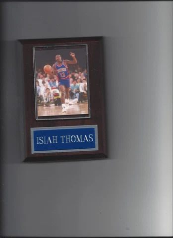 ISIAH THOMAS PLAQUE DETROIT PISTONS BASKETBALL NBA Cover