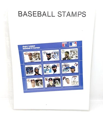 Major League Baseball Bench, Stieb, Jackson +6 More Grenada 30c Stamp Sheet - Image 1 of 2