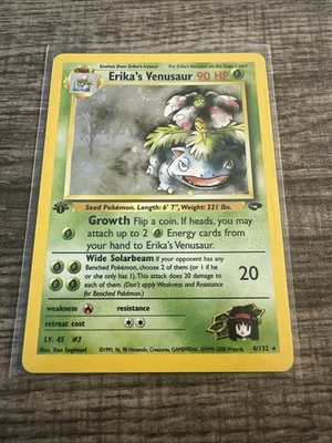 Erika’s Venusaur #4 1st Edition NM - Image 1 of 2