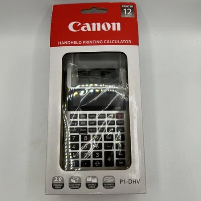 New CANON P1-DHV  12-Digit Desktop Business Printing Calculator - Image 1 of 4