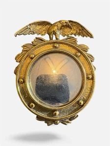 Antike Bullseye Spiegel Zentall Brosche CK C-1 - Bild 1 von 3