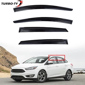 WINDOW VISOR VENT For 12 13-16 Ford Focus Shade Deflector Sun Rain Guard 4pcs - Imagen 1 de 11