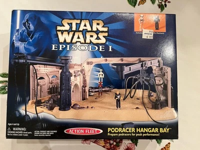 Micro Máquinas Star Wars Episodio 1 - Podracer Hanger Bay 1998 Flota de Acción Sin usar, en caja Foto 1 de 4