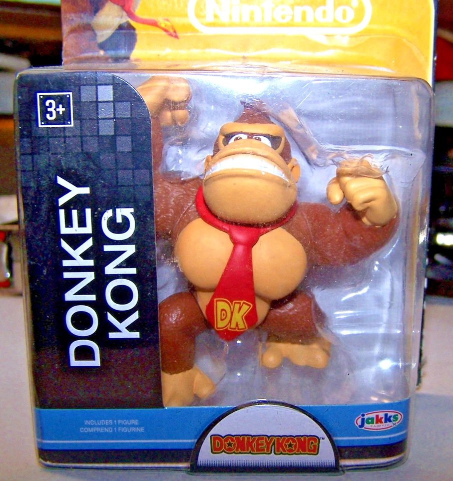 2016 - DONKEY KONG 3in Deluxe Action Figure NIP HTF - Image 1 of 4