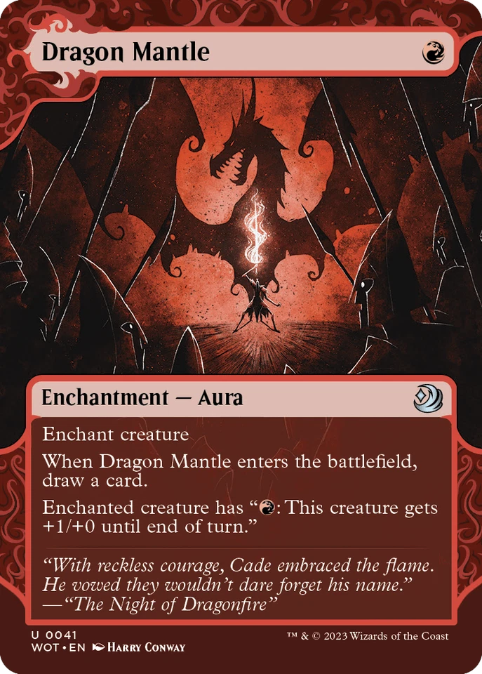 MTG Dragon Mantle English WOT - Image 1 of 1