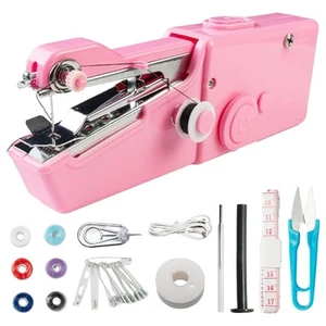 Handheld Sewing Machine for Beginners, Mini Portable Electric Handheld Sewing... - Picture 1 of 6