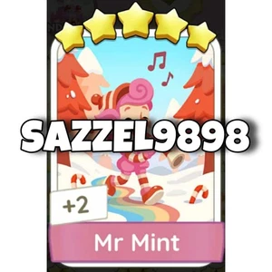 1 x Mr Mint 5⭐ sticker Monopoli_Go! - Top Seller ( SUPERFAST SEND)  - Picture 1 of 1