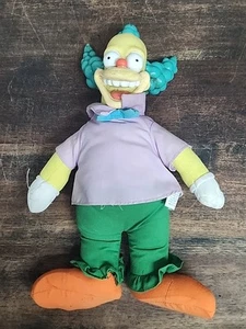 Los Simpson Play-By-Play - Juguete de peluche Krusty el payaso - 1993 - 11 pulgadas - Imagen 1 de 8