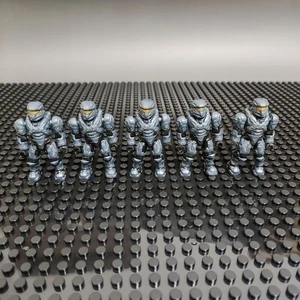 Juego de 5 minifigura Mega Construx Bloks Halo UNSC Spartan Recruit - Imagen 1 de 3