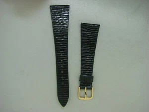 CINTURINO OROLOGIO VINTAGE SPEIDEL ORIGINALE LUCERTOLA 22 MM DAL CANADA - Foto 1 di 4