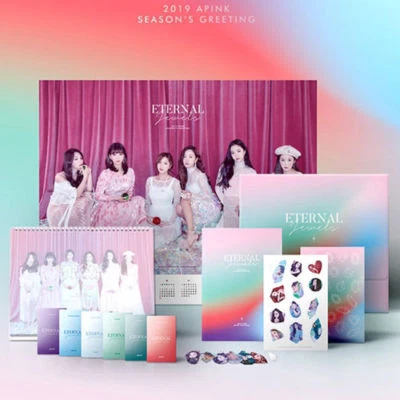 APINK 2019 SEASON'S GREETING Calendar+Foto Buch+Garland+Sticker+Poster+Karte+etc - Bild 1 von 4