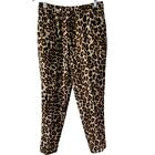 H&M leopard print jogger/trousers with pockets size 4