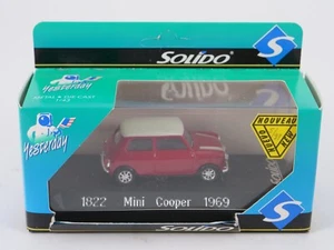Solido Yesterday 1822 Mini Cooper 1969 Red - Picture 1 of 14