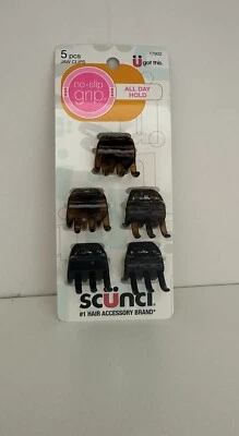 Scunci No-Slip Grip Mini Jaw Clips 5 ea - Image 1 of 3