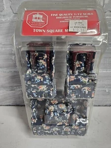 TOWN SQUARE MINIATURES  7 PIECE LIVING ROOM FOR MINIATURE DOLLHOUSE - Picture 1 of 8