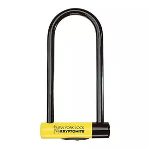 Kryptonite New York LS U-Lock 4x10.25 Black/Yellow 3 Keys Included - Picture 1 of 1