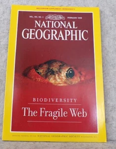 NATIONAL GEOGRAPHIC MAGAZINE FEBRUARY 1999 insert-BIODIVERSITY FRAGILE WEB - Imagen 1 de 2