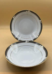 Noritake ELLINGTON Soup Bowls 7 1/2" Set Of Two (2) - Picture 1 of 4