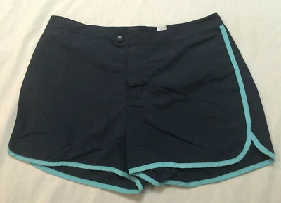 PANTALONES CORTOS DE NATACIÓN SIN FORRO PARA MUJER AZUL MARINO ANTIGUO TALLA 10 Foto 1 de 3