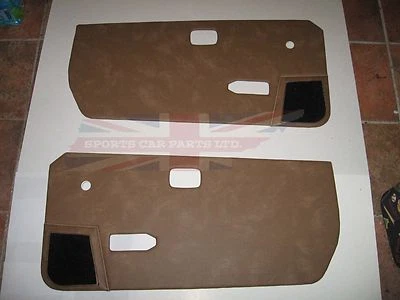 New Pair of Door Panels for Triumph Spitfire 1971-1980 Beige Tan - Image 1 of 3