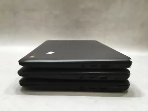 HP Chromebook 11 G6 EE Lot of 3 Celeron 4GB Ram 16 GB SSD Issues For Parts- FT - Picture 1 of 5