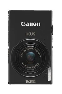 Canon IXY 420F PowerShot ELPH 320 HS IXUS 240 HS 16.1MP Digital Camera-Black - Picture 1 of 12