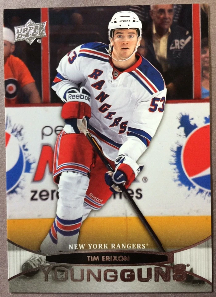 2011-12 Upper Deck Young Guns #228 Tim Erixon New York Rangers RC - Image 1 of 1