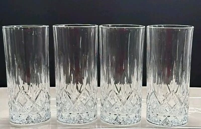 ROYAL CRYSTAL ROCK 6" Highball / Juice & Drink Glass.OPERA 14 oz - Set of 4 - Image 1 of 4