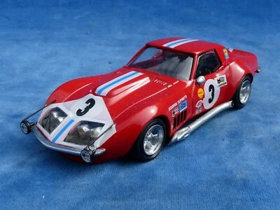 SUPERBE RARE TOP ++ ARENA KIT MONTE Assembly 1:43 CORVETTE LE MANS 68 N° 3 - Photo 1/4