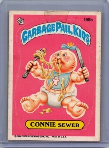 1986 Müll Eimer Kinderkarte Connie Sewer #198b - Bild 1 von 2