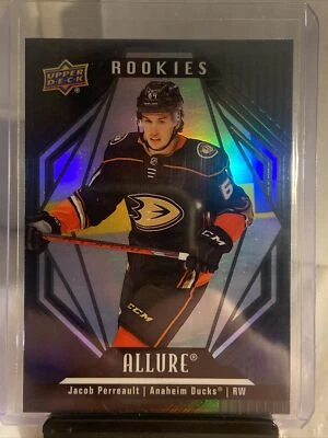 2022-23 Allure Hockey Black Rainbow Rookies Jacob Perreault #133 Anaheim Ducks - Image 1 of 2