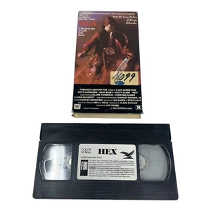 HEX VHS Tape 1990 Carradine Busey Glenn Haggerty Leo Garen Film HTF Cult Classic - Picture 1 of 8