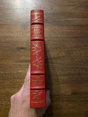 SIGNED Franklin Library Rabbit, Run by John Updike 1977 Leather - Image 1 of 4