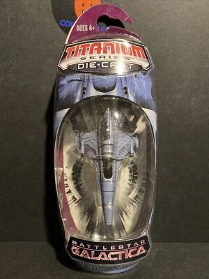 Battlestar Colonial Viper Mark VII Titanium Series Diecast Micro Machine 2006 - Image 1 of 4