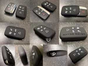 NEU Silikon 5 Tasten Smart Schlüsselanhänger Schutzhülle Range Rover Discovery - Picture 1 of 1