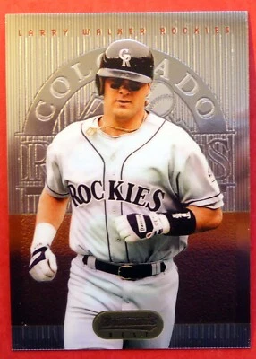 1995 Bowman's Best Larry Walker #R63 (Rockies) NM+ - Image 1 of 2