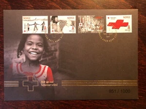 NORWAY FDC COVER 2015 YEAR RED CROSS US SHIPPING $2 WORLDWIDE $2.50 - Picture 1 of 1