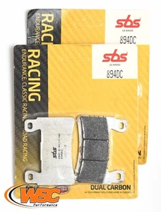 SBS 894DC Dual Carbon Racing Brake Pads *2 Pairs* Kawasaki ZX6R 13-20 - Picture 1 of 1