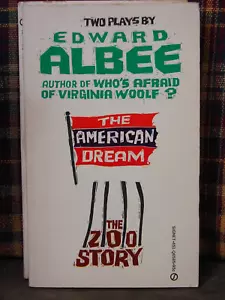 The American Dream/Zoo Story: Two Plays by Edward Albee, paperback 6302 - Foto 1 di 2