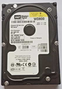 80 GB IDE Western Digital WD800BB-00JHC0 P-ATA 7200RPM 2MB HDD 3.5" Hard Drive - Picture 1 of 1