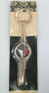 Plymouth Valiant Logo Silhouette Gold Classic Key on Orig. Card 1965 1966 1967 - Picture 1 of 4