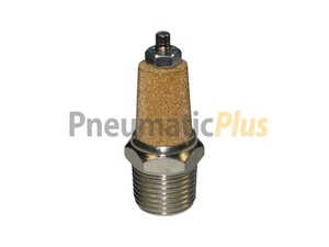 10 x Sintered Bronze Pneumatic Muffler Air Flow Speed Controller 1/2" NPT - Picture 1 of 1