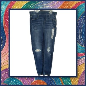 SO Girl’s Distressed Ultimate Skinny Jeggings – Dark Wash, Size 12, NWT - Picture 1 of 2