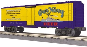 RAILKING 30-78124 Our Navy Beer O Gauge RailKing Modern Reefer Car LN/C8 # 124 - Picture 1 of 1