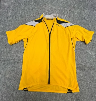 Sugoi Men’s Full Zip Cycling Jersey Yellow Medium - Image 1 of 4