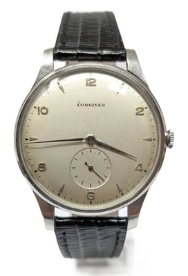 Orologio Longines jumbo stainless steel anni 50 stile calatrava mechanical watch - Imagen 1 de 4