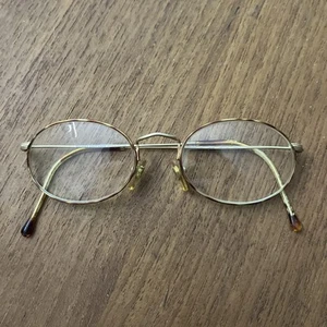 Vintage Brooks Brothers BB 130 1048 48-18-140 Eyeglasses Made in Italy Gold Tort - Picture 1 of 7