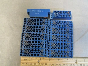 (12) AMP 202516-3 With 15 Sockets Each for NIM NIMBIN CAMAC Modules Plugins - Picture 1 of 2