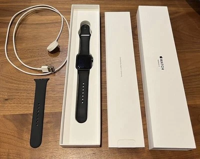 Apple Watch Series 3 GPS 38mm Space Gray with Black Sport Band - Image 1 of 2